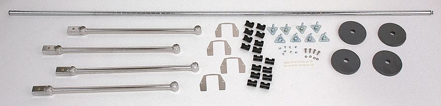 Stationary End Unit Kit 86 in Steel