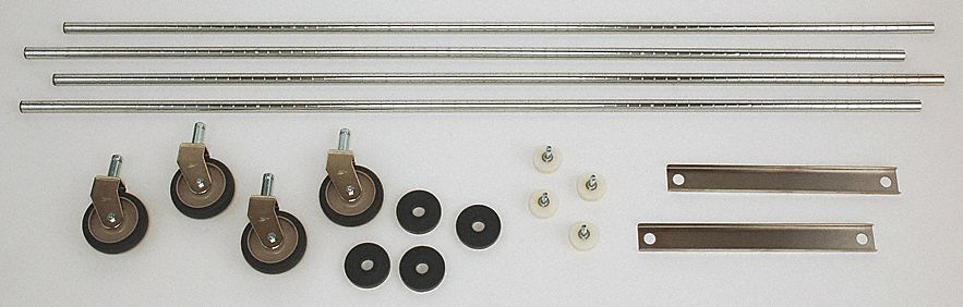 Wire Shelving Track Kits