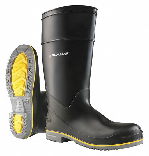D0335 Rubber Boot Men s 8 Knee Black PR
