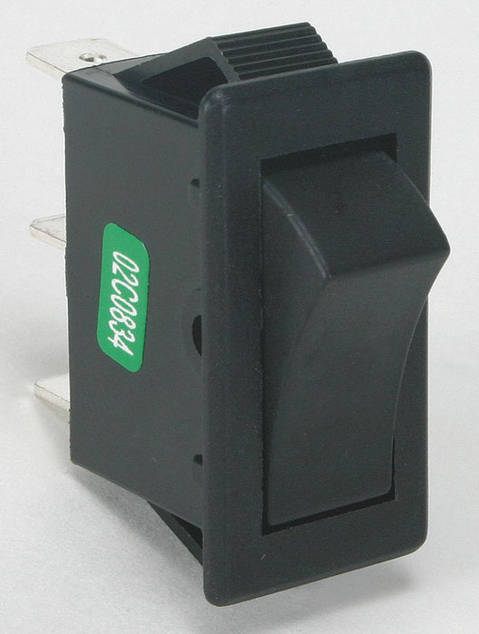 RockerSwitch NoLens/Lamp Black On/Off/On