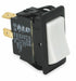 RockerSwtch NoLens/Lamp White MomOn/Off
