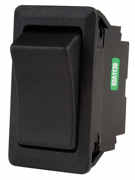 RockerSwitch NoLens/Lamp Black On/Off/On
