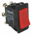 RockerSwitch NoLens/Lamp Red On/Off/On