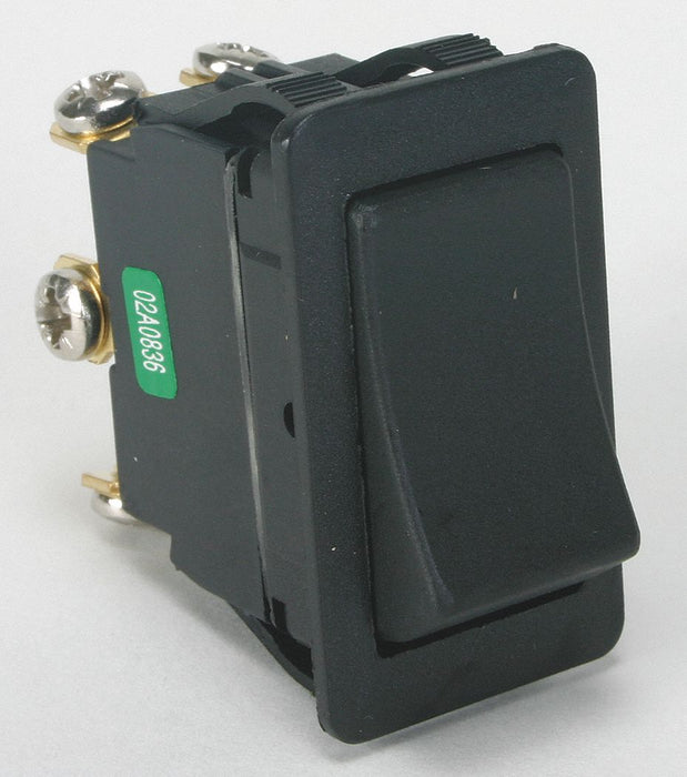 RockerSwitch NoLens/Lamp Black On/On