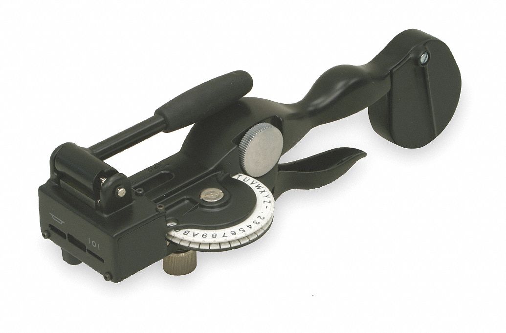 EmbossingLabelMaker 0-9/A-Z Black