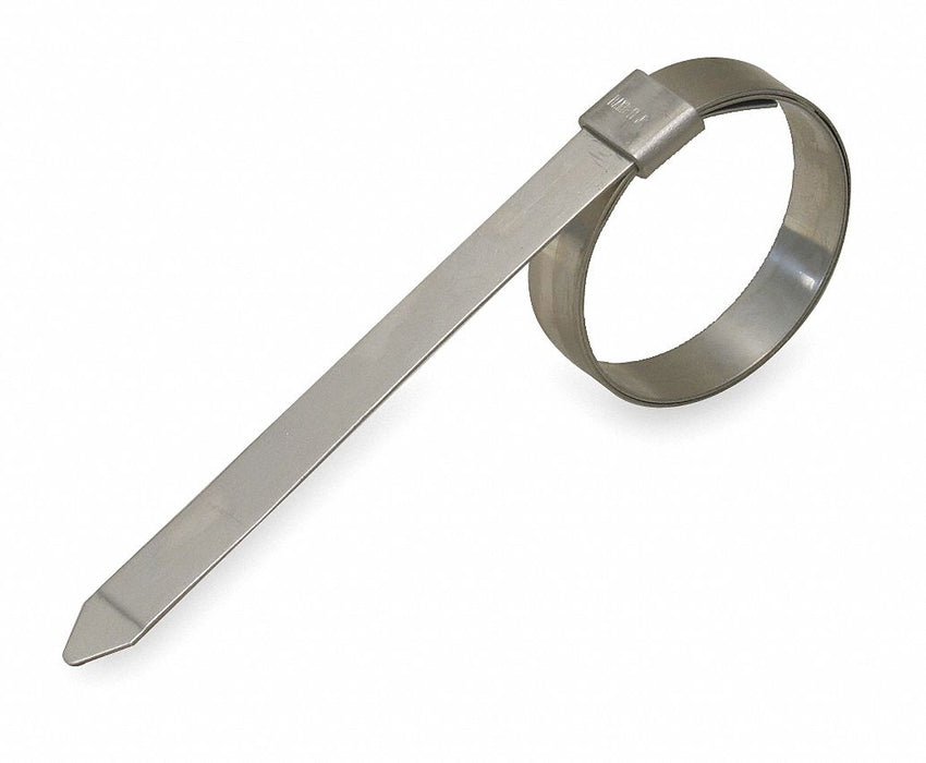 Band Clamp 3/8 W Lip-Lock 9/16 OD PK24