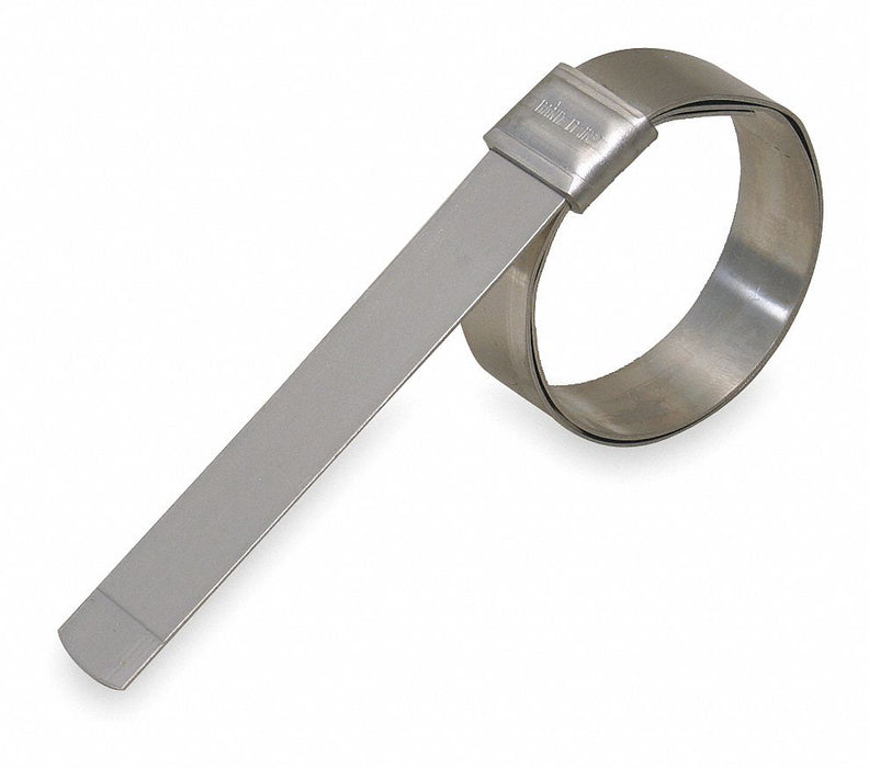 Band Clamp 5/8 W Lip-Lock 1 1/2 OD PK24