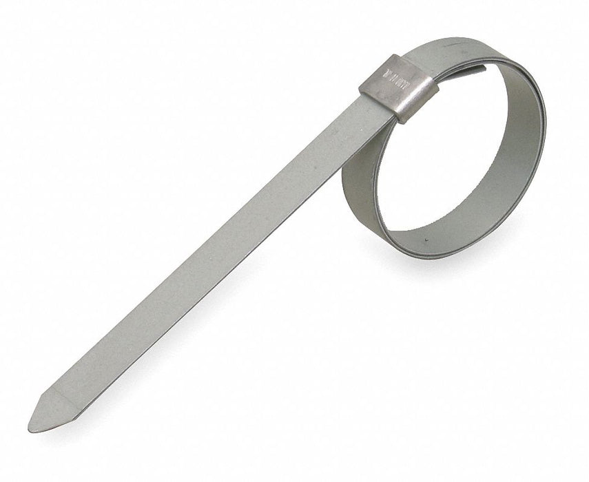 Band Clamp 3/8 W Lip-Lock 1 1/8 OD PK24