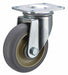 Plate Caster Swivel Rubber 4 3/16 H