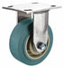 Plate Caster Rigid Rubber 5 5/8 H