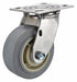Plate Caster Swivel Rubber 6 1/2 H