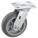 Plate Caster Swivel Rubber 7 1/4 H