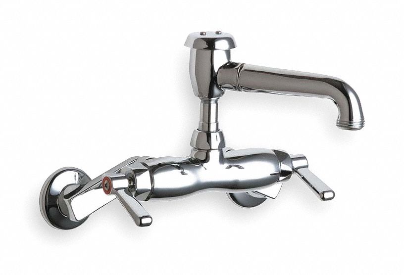 Straight Chrome Chicago Faucets 12.0gpm