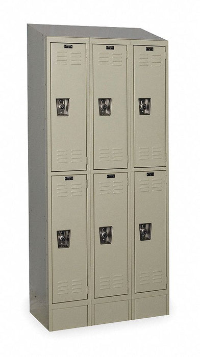 D4818 Wrdrb Lckr 2x3Lckr Tan 82 x36 x12 Assm
