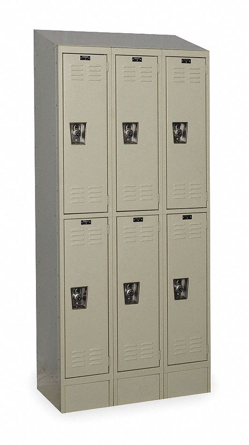 D4818 Wrdrb Lckr 2x3Lckr Tan 82 x36 x12 Assm