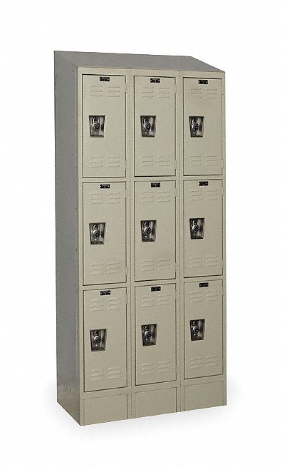 D4827 Wrdrb Lckr 3x3Lckr Tan 83 x36 x15 Assm