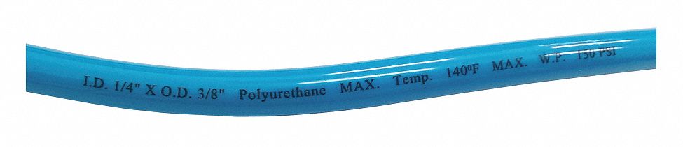 Tubing 3/8 In OD 50 Ft L Light Blue