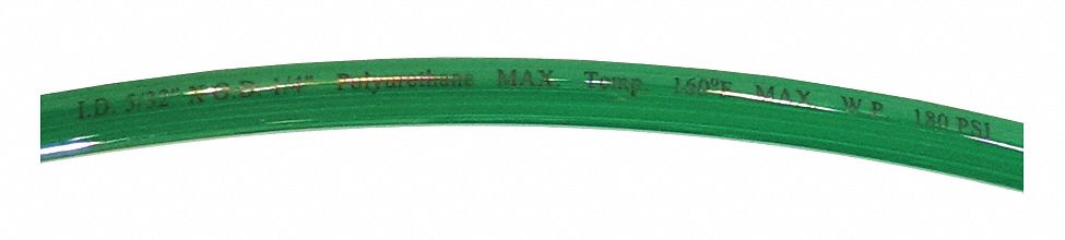 Tubing 1/4 In OD 100 Ft L Green