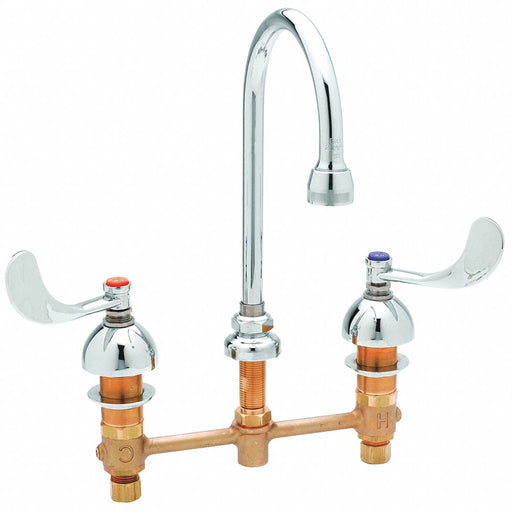 Gooseneck Chrome T S Brass 2.2gpm