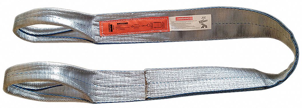 Web Sling Flat Eye 12 ft L 11500 lb Cap