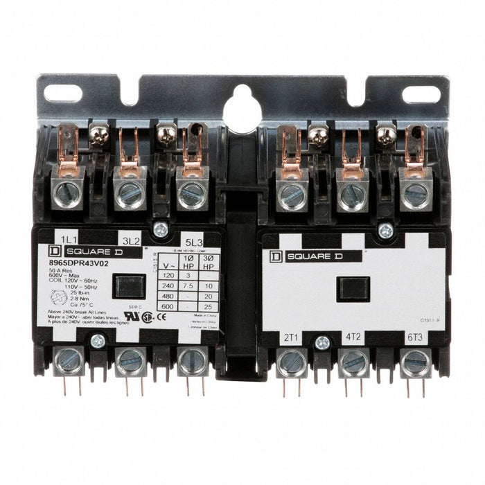 Hoist Contactor 110/120VAC 3Pole 40A
