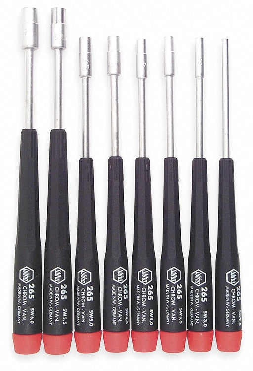 Solid Shank Precision Nut Driver Set