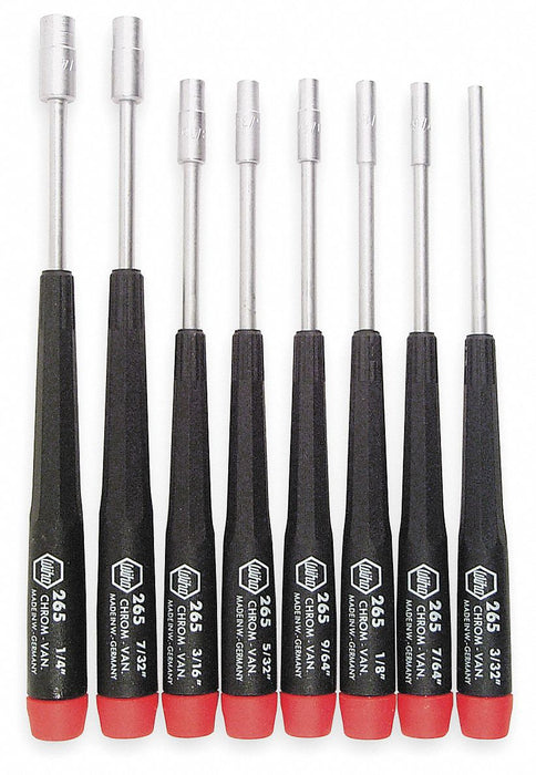 Solid Shank Precision Nut Driver Set