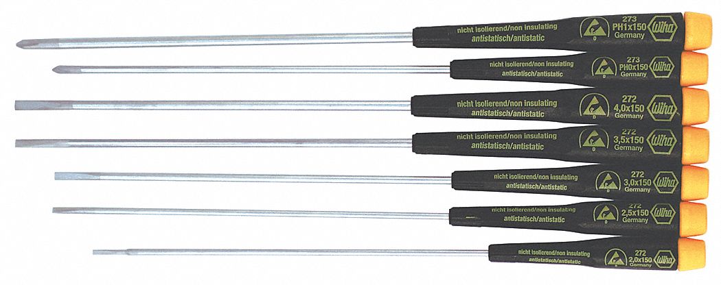 ESDSafePrecisionScrwdrvrSet Metric 7pcs