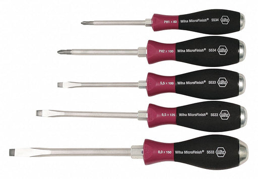 Demo Screwdriver Set Slot/Phillips 5 pcs