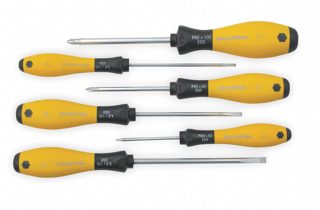 ESD Safe Screwdriver Set Metric 6 pcs