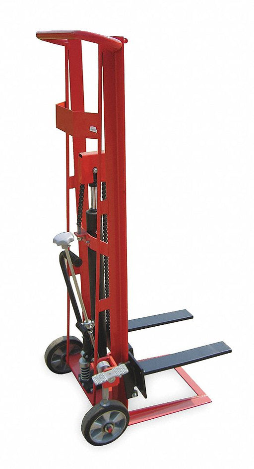 Fixed Bse Hyd Stacker 750 lb 54 In Lift