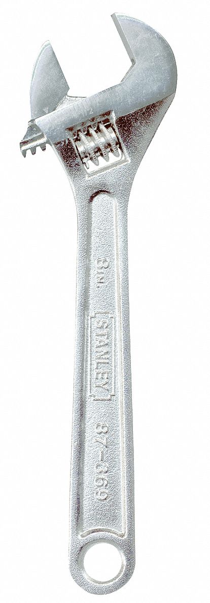 Adj. Wrench CV Steel Chrome 8 
