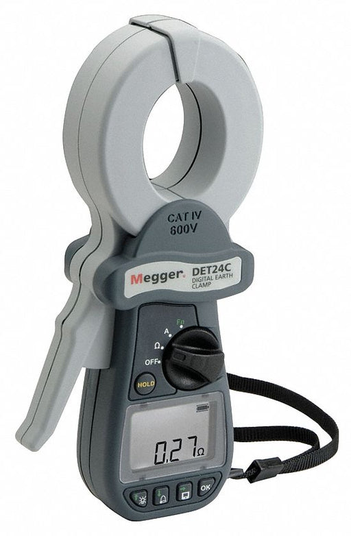 Clamp On Earth Resistance Tester LCD