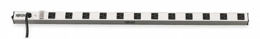 Outlet Strip Gray 36 in 12 Outlets