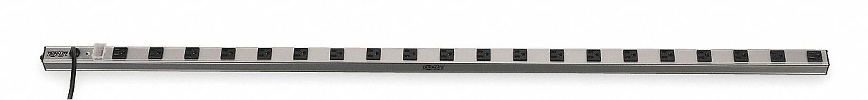 Outlet Strip Gray 60 in 20 Outlets