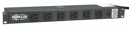 PDU 120V 12 Outlet 15 ft Black