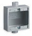 Weatherproof Box 2Inlet Malleable Iron