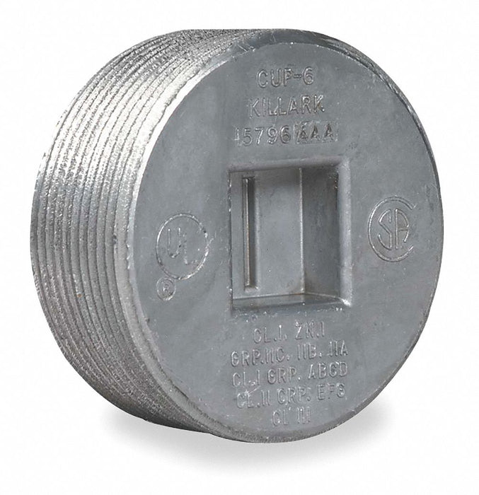 Blank Plugs Aluminium Trade Size 2in