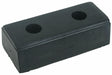 Dock Bumper 10x2-3/4x4-1/2 In Rubber PK4