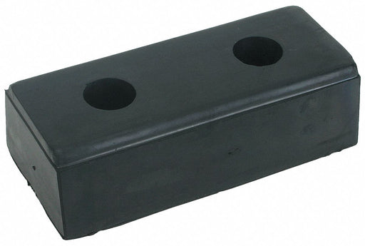 Dock Bumper 10x2-3/4x4-1/2 In Rubber PK4
