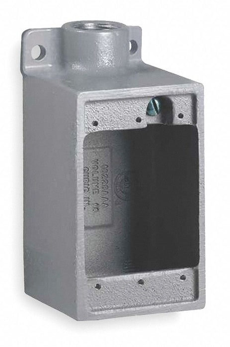 Weatherproof Box 1Gang Malleable Iron