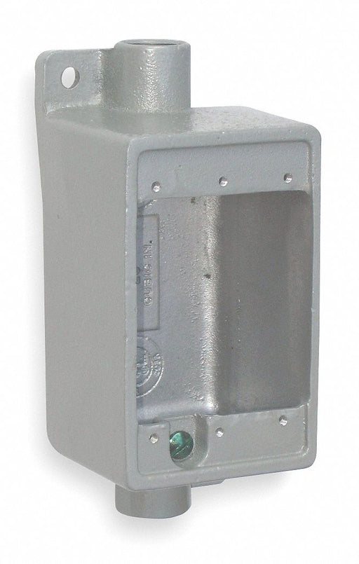 Weatherproof Box 1/2 in Hub Iron