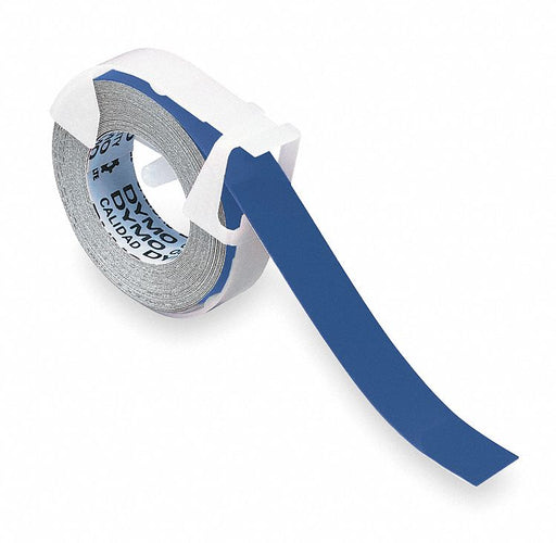 EmbosserLabelTape 23ftL Blue 3/8inW