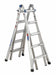 Multipurpose Ladder 22 ft Aluminum