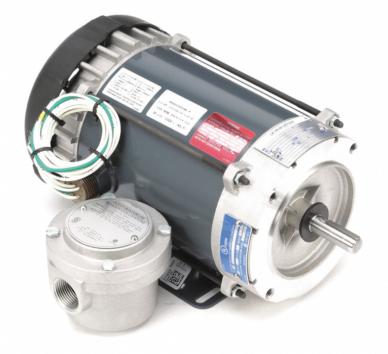 Motor 1/2 HP 1725 rpm 56C 115/208-230V