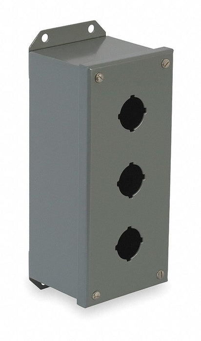 PushButtonEnclosure 30mm 3Holes Steel