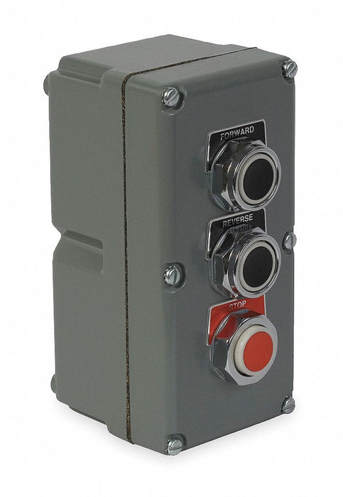 ControlStation Dead-End 3Buttons Blk/Red
