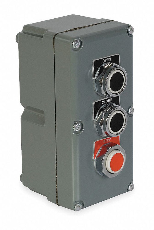 ControlStation Dead-End 3Buttons Blk/Red