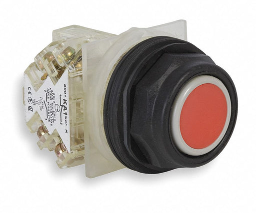 H7068 FlushPushButtnOperator NonIllum Red SPDT