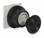 Mushroom Head Push Button Black 30mm